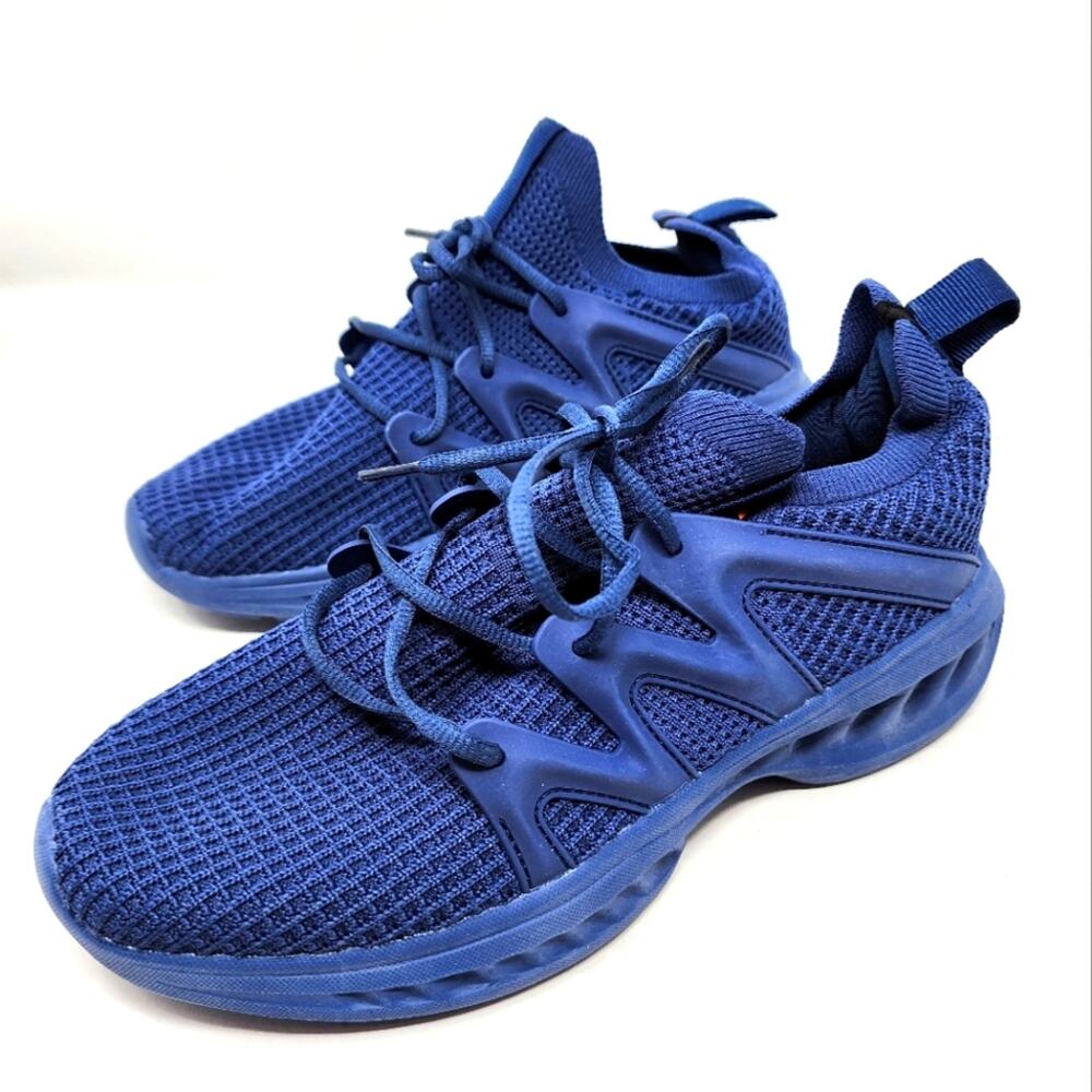 New Mens‎ Blue Walking Runnjng Shoes Slipon Breathable Sneakers Size 40/ 7.5 US